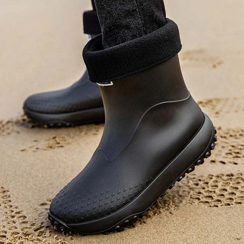 Men's Tall Waterproof Fishing & Wading Rain Boots - Aurelane