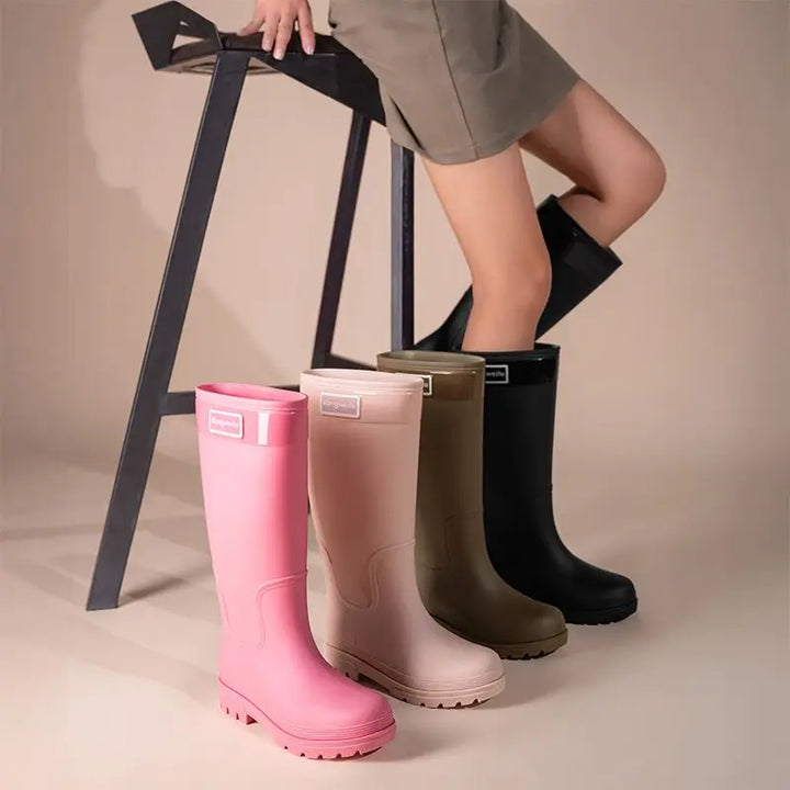 Women's Tall Lined Rain Boots - Estrelle