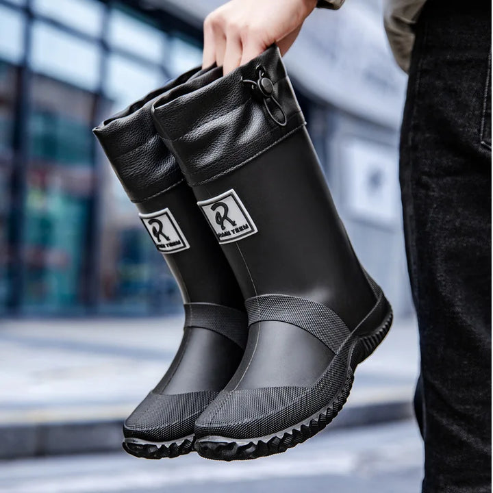 Men's Mid-Calf Rubber Fishing & Garden Boots - Ravienne