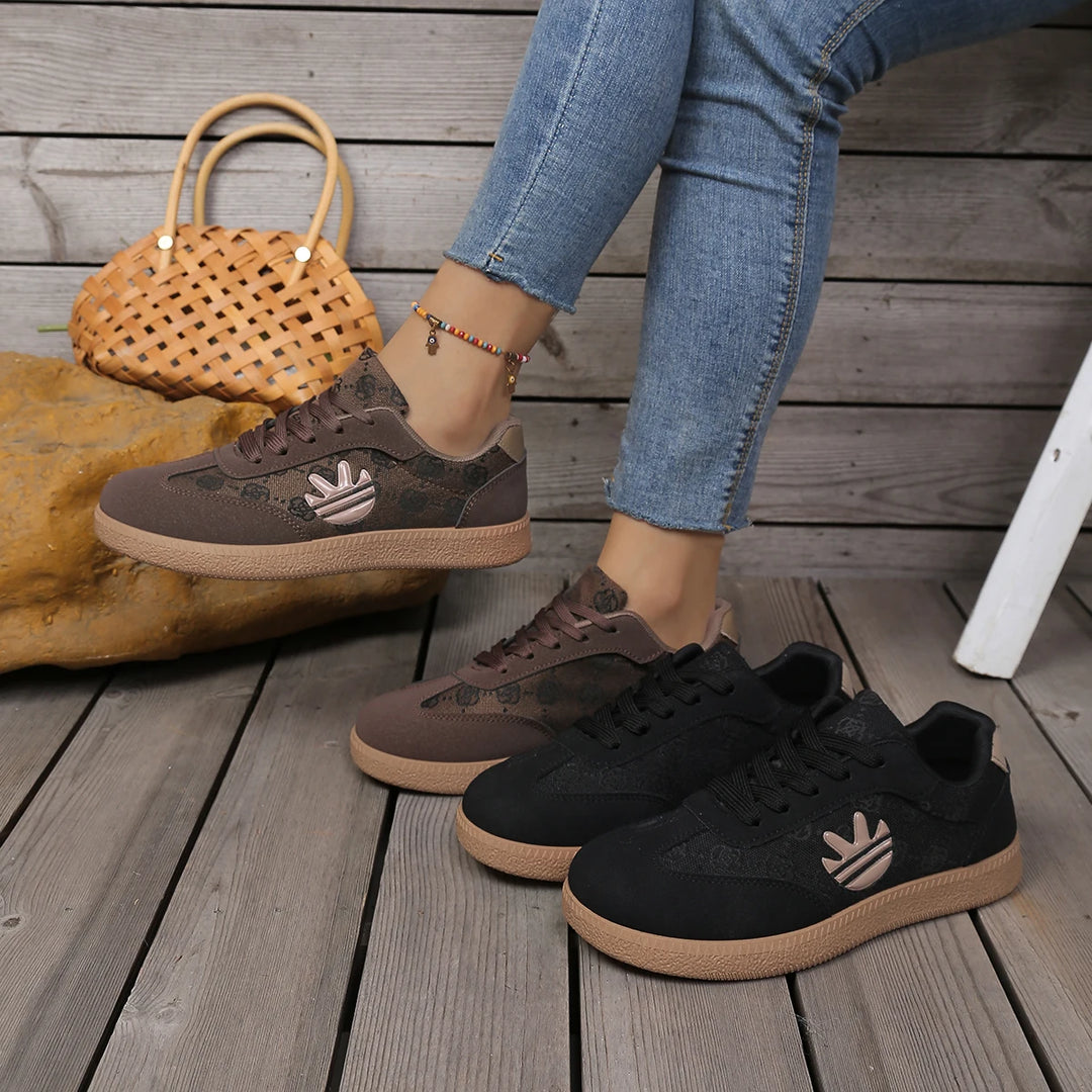 Women's Leopard Print Platform Sneakers – Odette