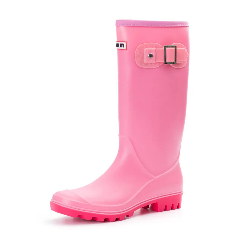 Women's Waterproof Tall Rubber Rain Boots - Pluvienne