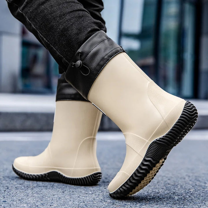 Men's Mid-Calf Rubber Fishing & Garden Boots - Ravienne