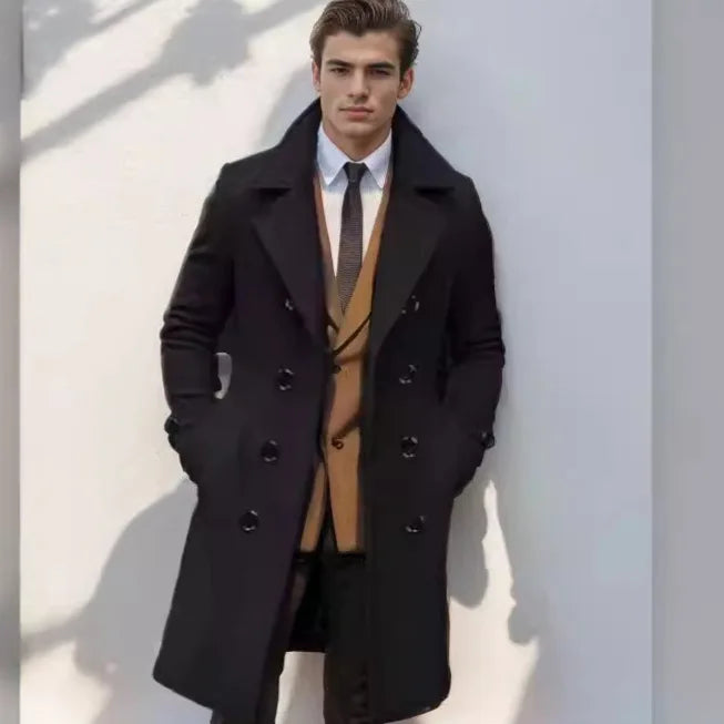 Men's Double Breasted Business Trench – Reginald