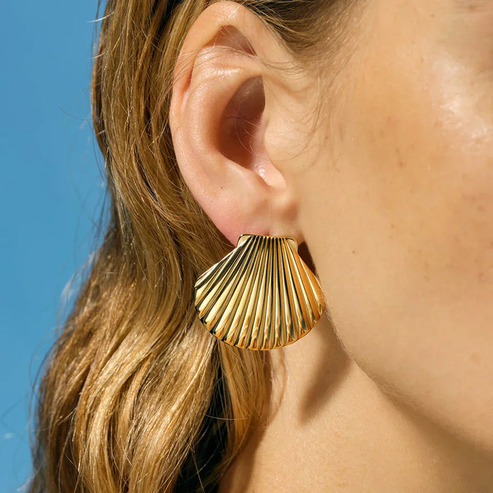 Azura Seashell Studs