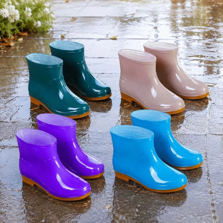 Women's Low Ankle Waterproof Garden Rain Boots - Neverine