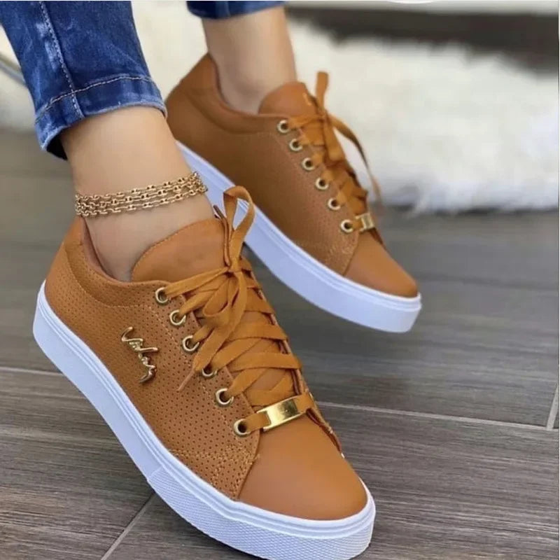 Women's Retro Lace-Up Trainers – Florence