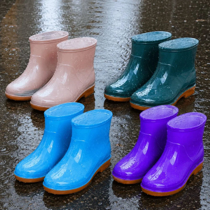 Women's Low Ankle Waterproof Garden Rain Boots - Neverine