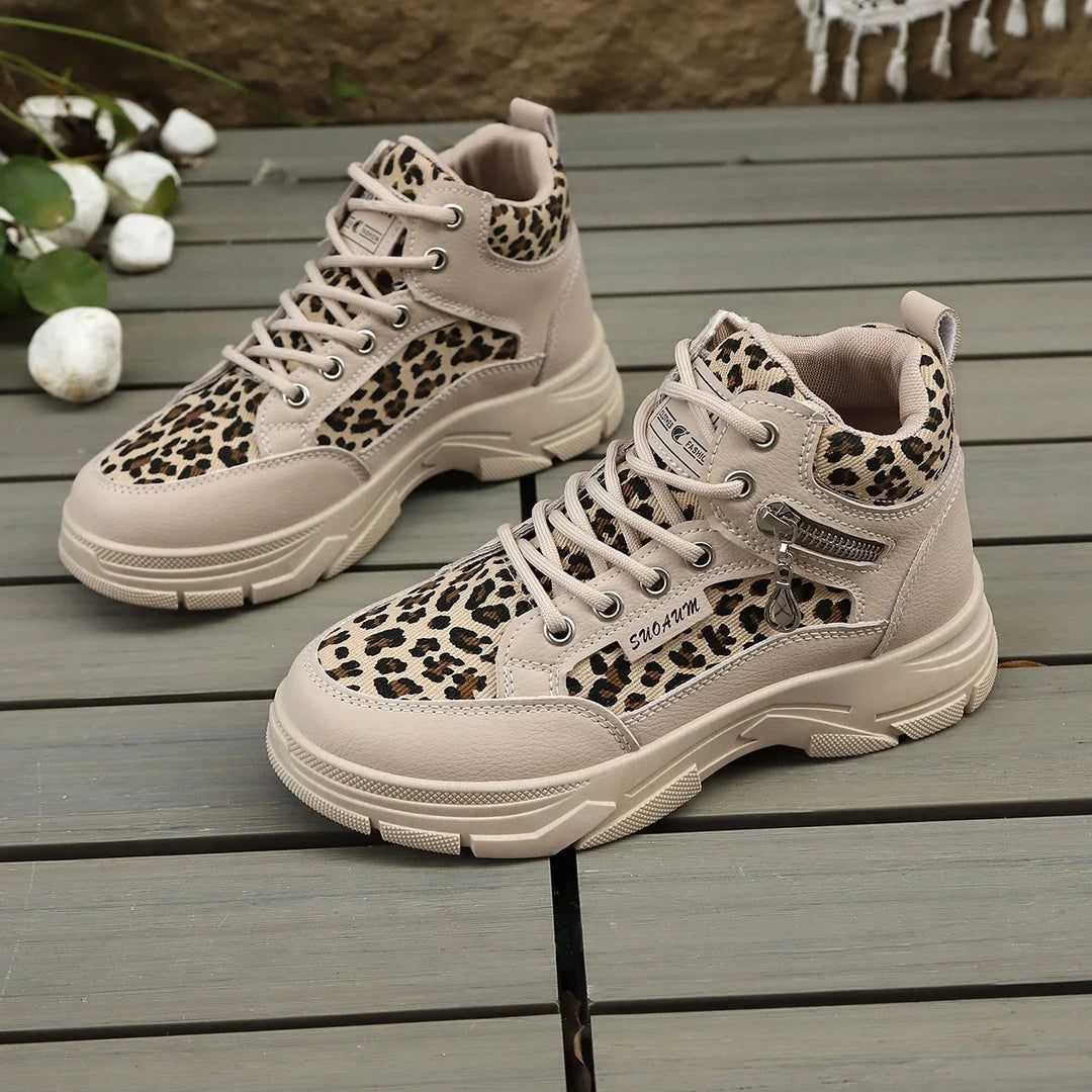 Women's Leopard Platform Sneakers – Penelope