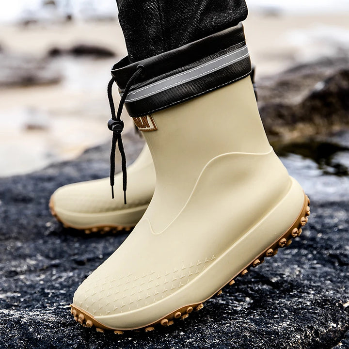 Men's Tall Waterproof Fishing & Wading Rain Boots - Aurelane