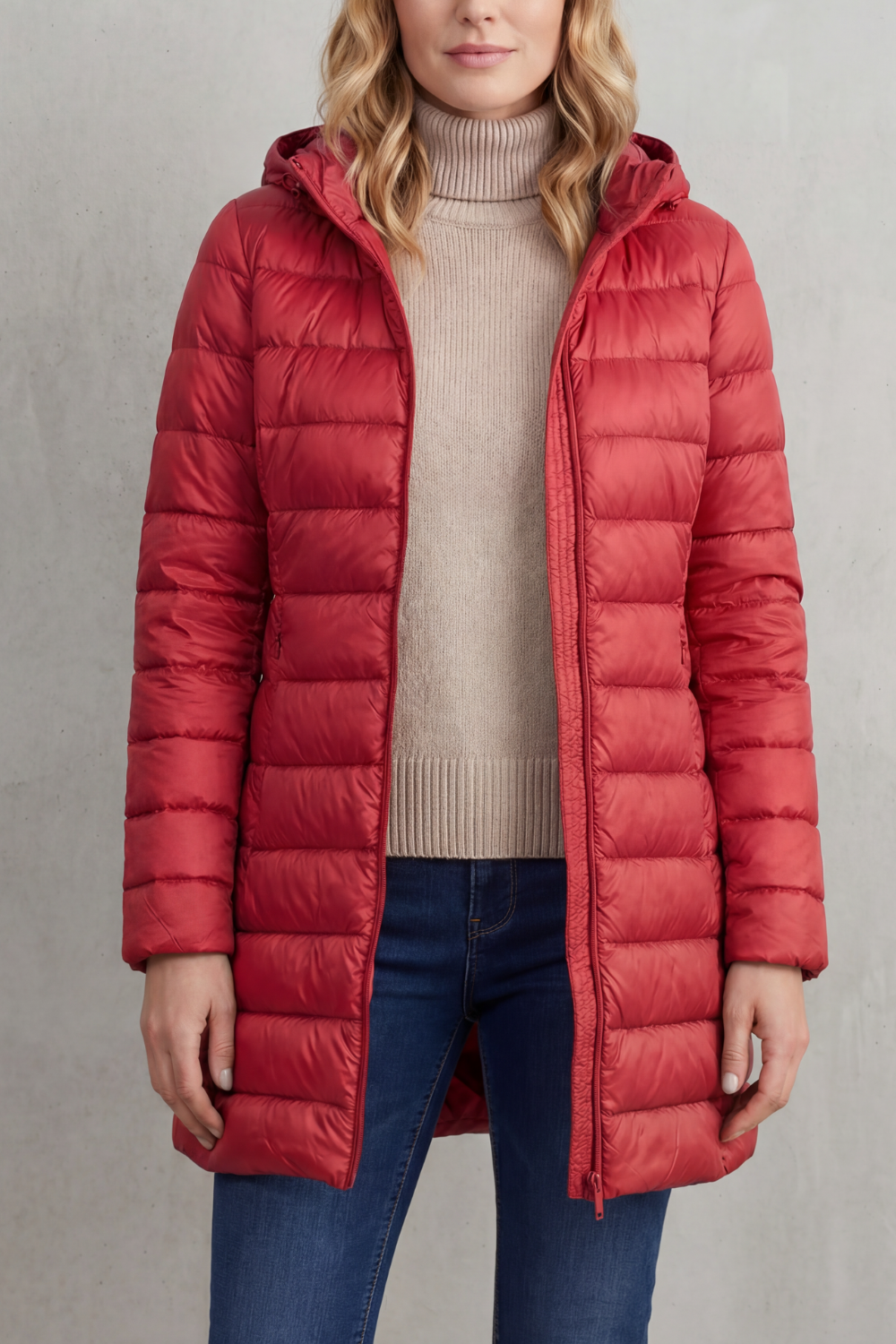 Women's Ultra-Lightweight Hooded Down Jacket for Cozy Warmth – Perpetua