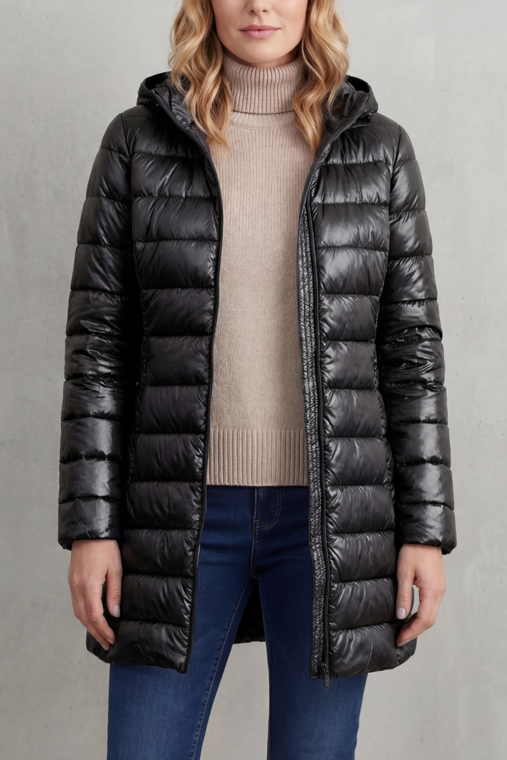 Women's Ultra-Lightweight Hooded Down Jacket for Cozy Warmth – Perpetua