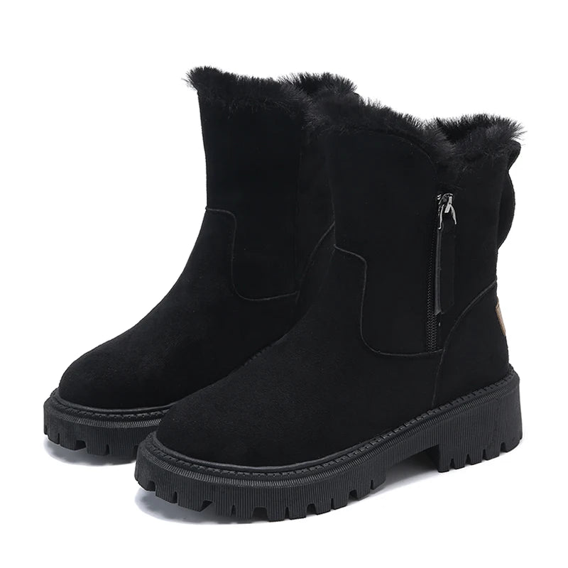 Women's Plush Platform Snow Boots – Piquelle