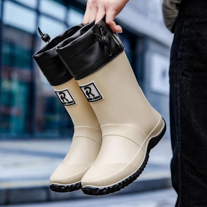 Men's Mid-Calf Rubber Fishing & Garden Boots - Ravienne