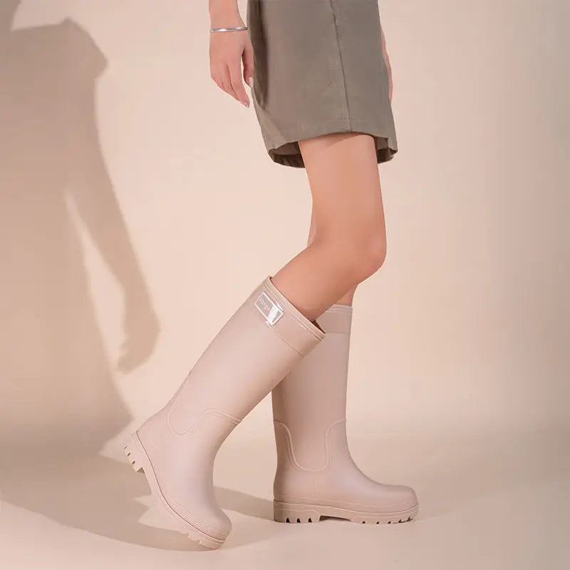 Women's Tall Lined Rain Boots - Estrelle