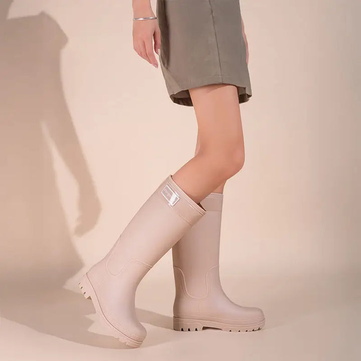 Women's Tall Lined Rain Boots - Estrelle