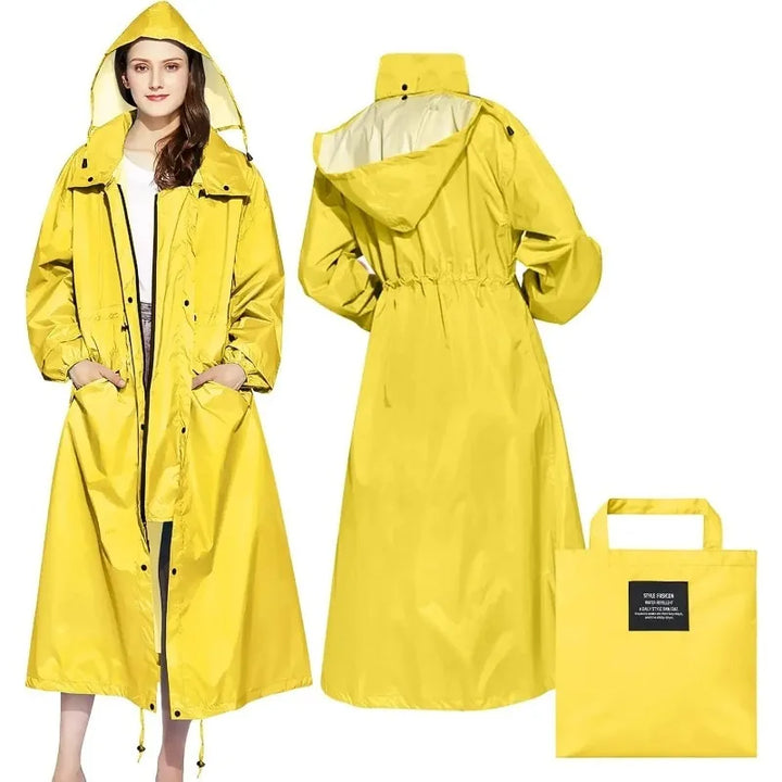 Women's Packable Lightweight Longline Raincoat - Brumelle
