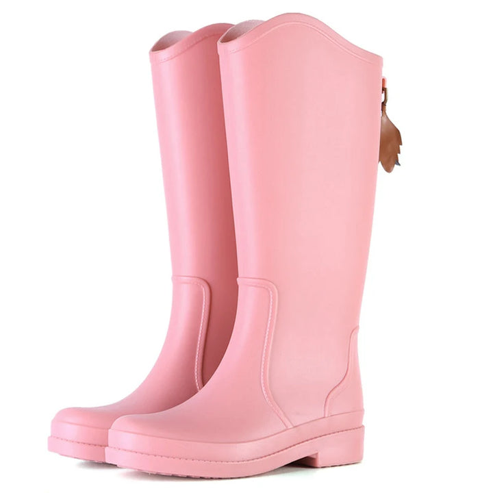 Women's Slip-On PVC Rain Boots - Sablienne