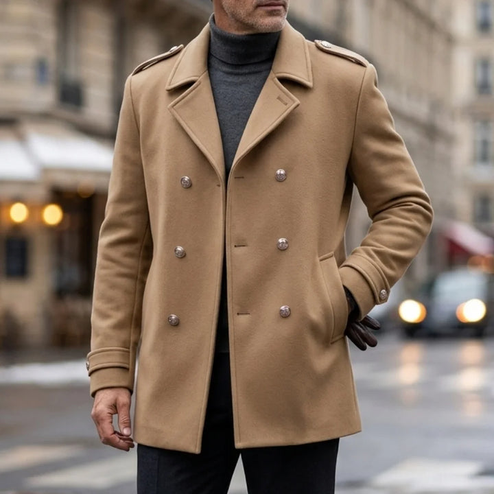 Men's Double Breasted Winter Coat – Alistair