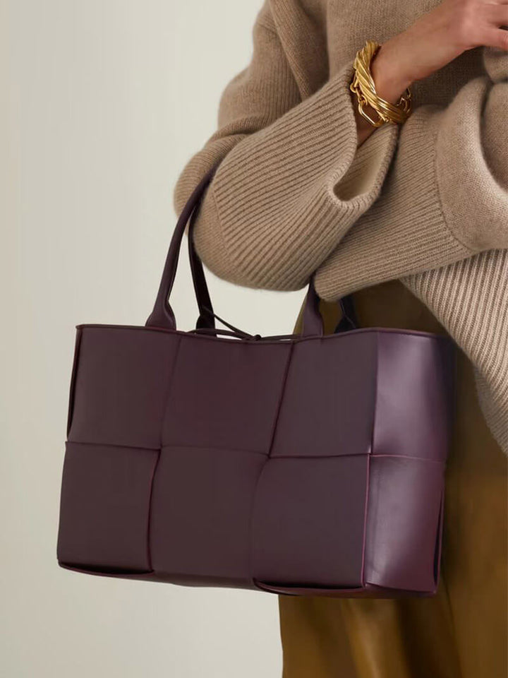 Daphne Checkbox Pattern Handbag