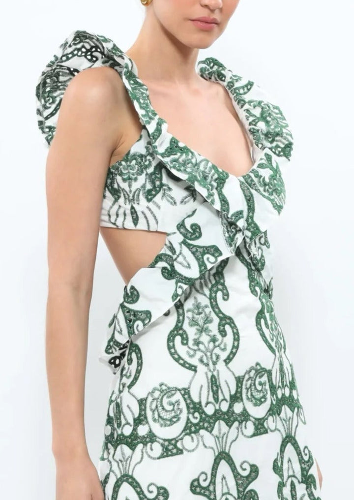 Haven | Ruffled Maxi Dress