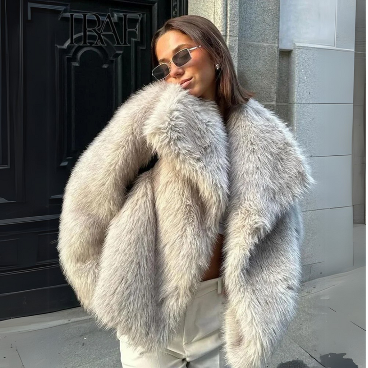 Aurora Luxe Faux Fur Coat