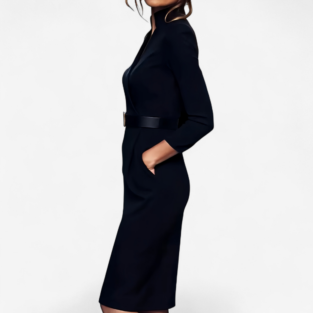Mady - Elegant dress with belt