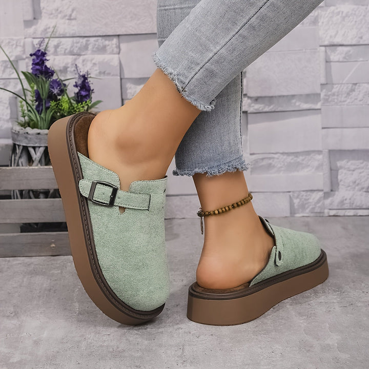 Elvara | Modern Comfort Platform Clogs