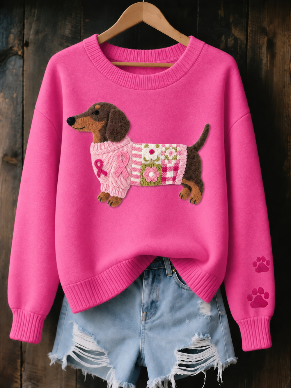 Women's Dachshund Knit Jumper – Myron