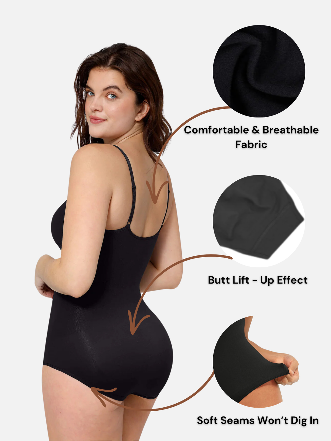 SNATCHED BRIEF SHAPEWEAR BODYSUIT