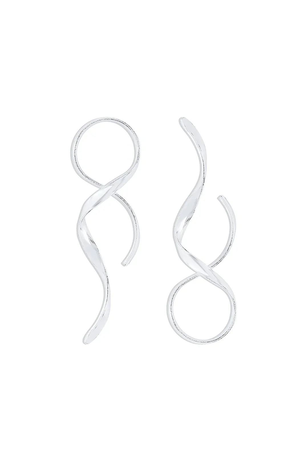 Fiora Sleek Spiral Earrings