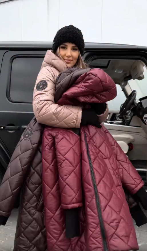 Bogna - Elegant Quilted Puffer Jacket with Hood