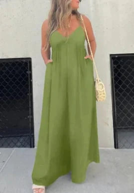 Mara - V-Neck Jumpsuit