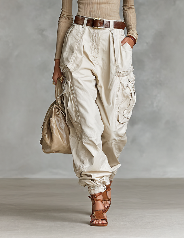 Gracia | Multi-Pocket Cargo Pants