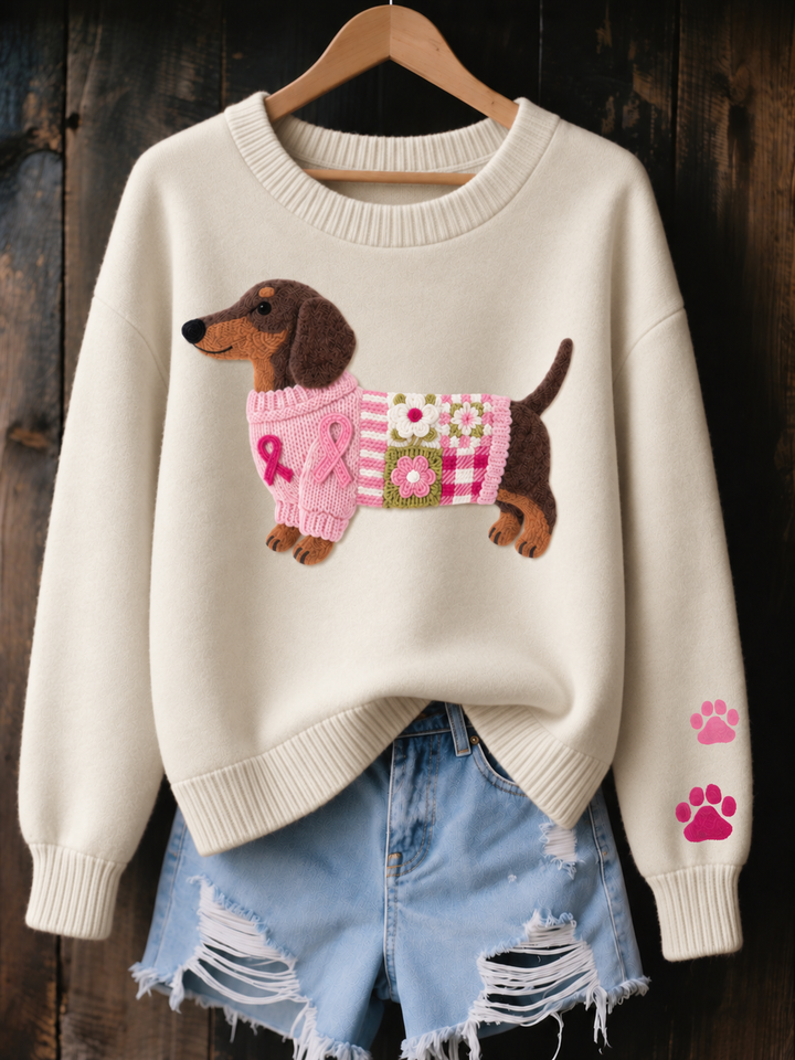 Women's Dachshund Knit Jumper – Myron