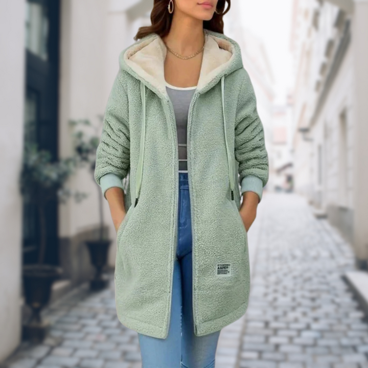 Glenda | Fleece Jacket With Hood