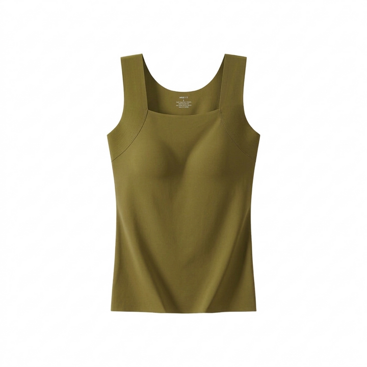 Women's Band-Free Built-In Bra Tank Top