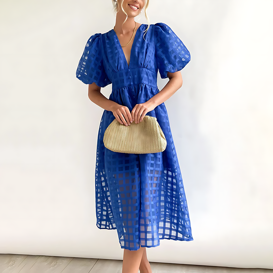 Julia - Elegant Summer Midi Dress
