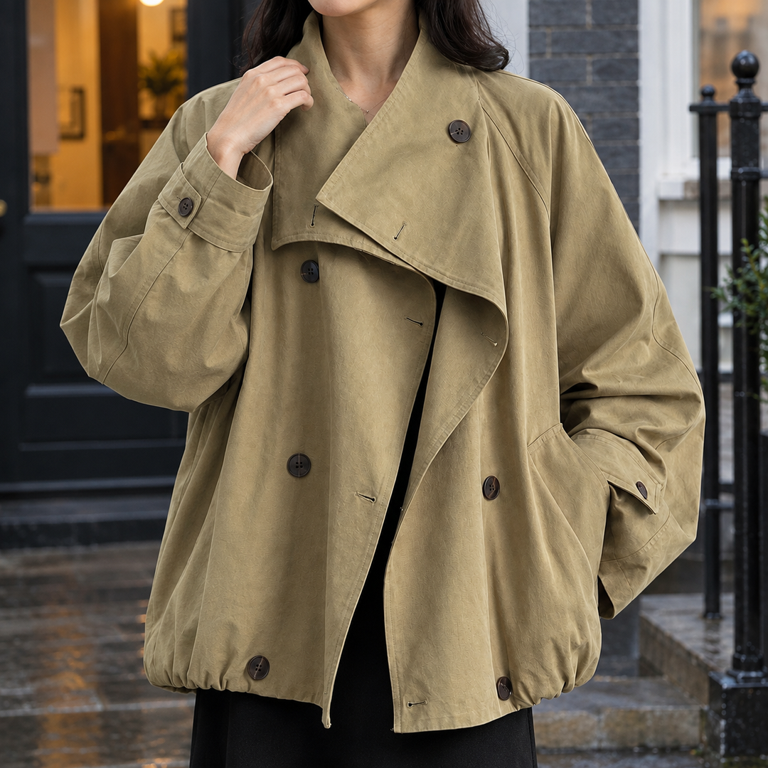 Linlithgow women's double-breasted jacket – alternate view