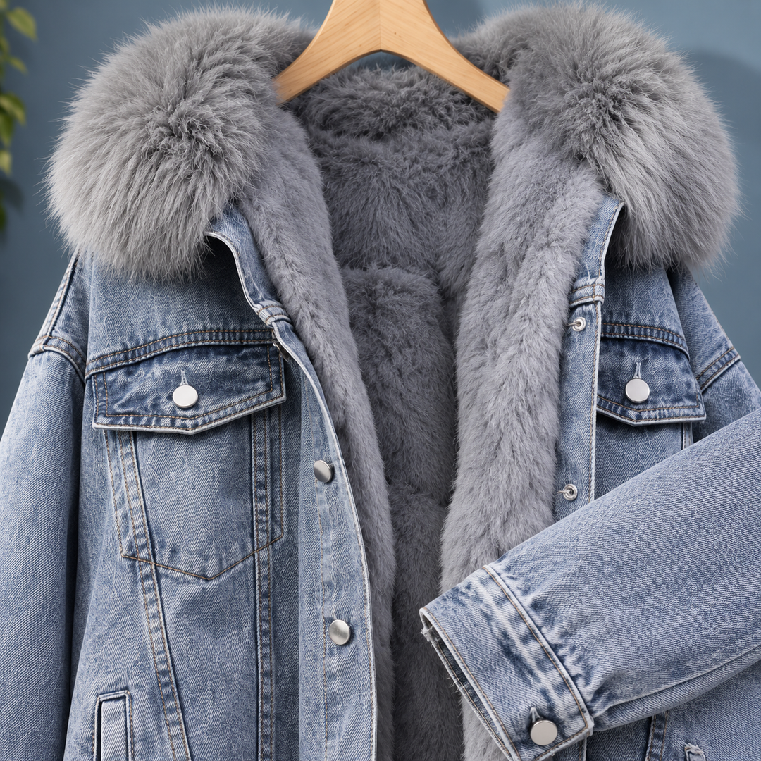 Nantwich women's hooded denim jacket – alternate view