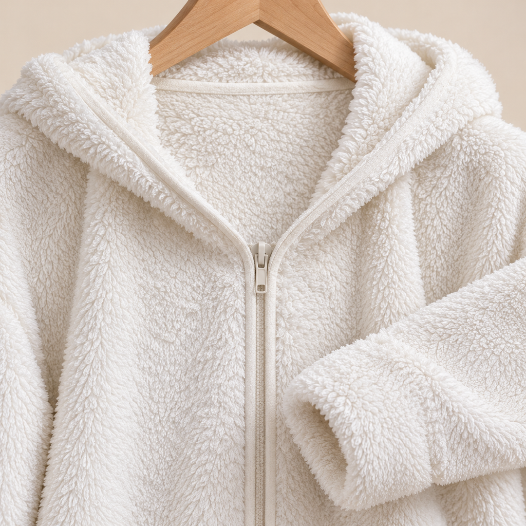 Abingdon women's hooded teddy jacket – alternate view