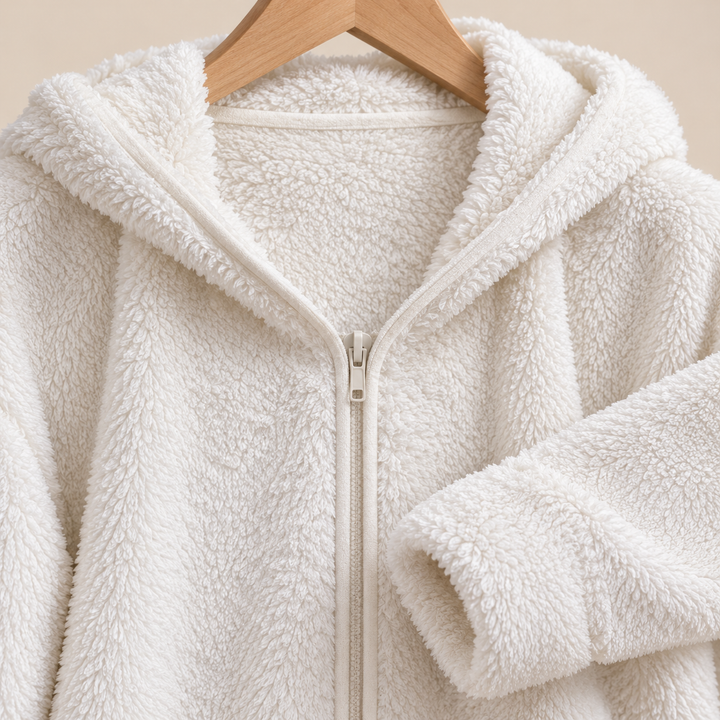 Abingdon women's hooded teddy jacket – alternate view