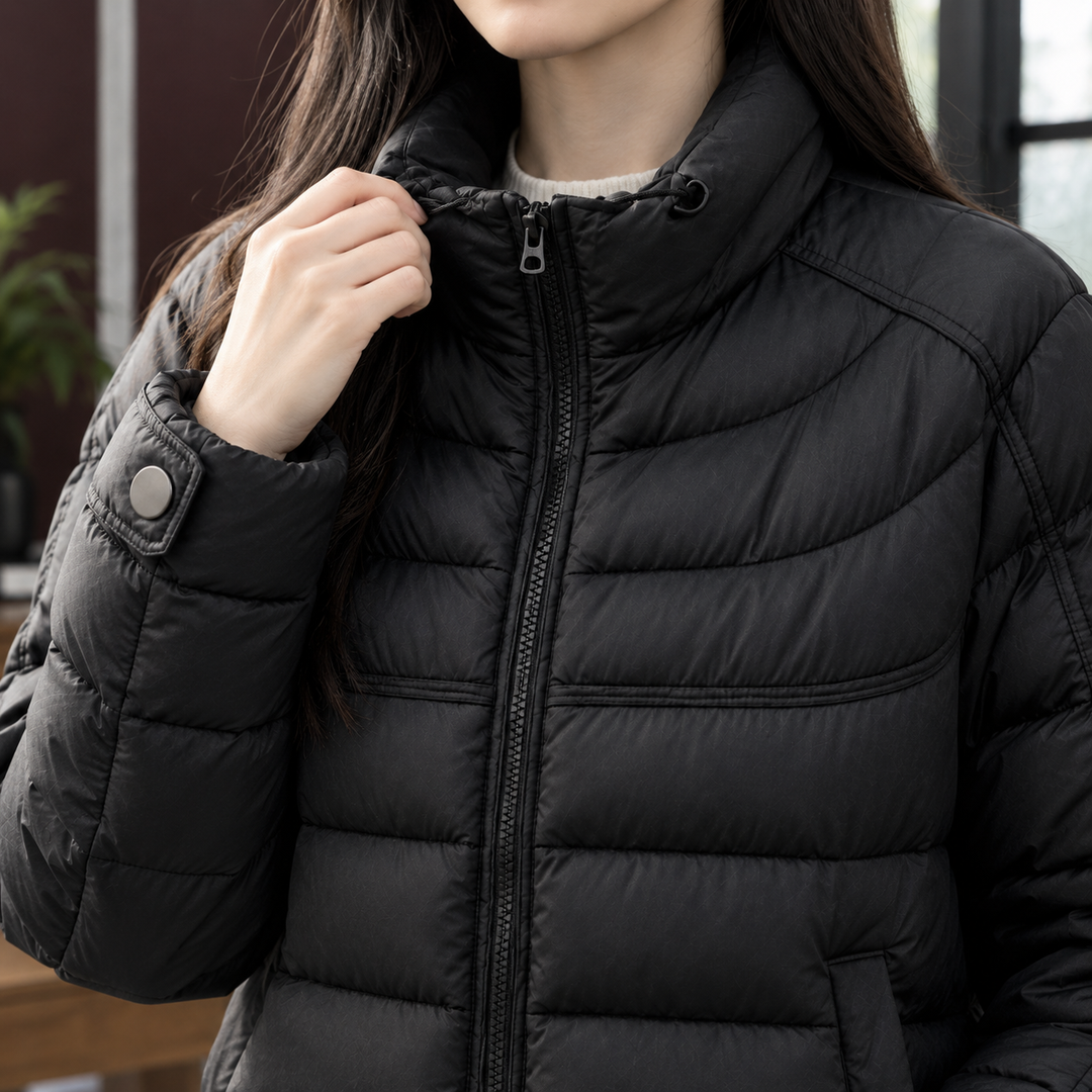 Montrose women's cropped puffer jacket – alternate view