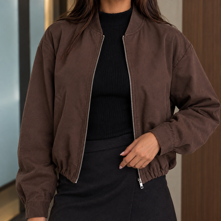 Banbury women's cropped bomber jacket – alternate view