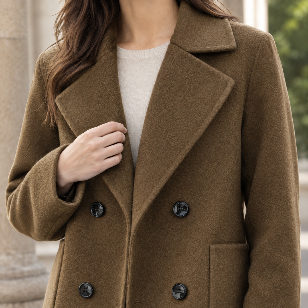 Penzance women's short pea jacket – alternate view