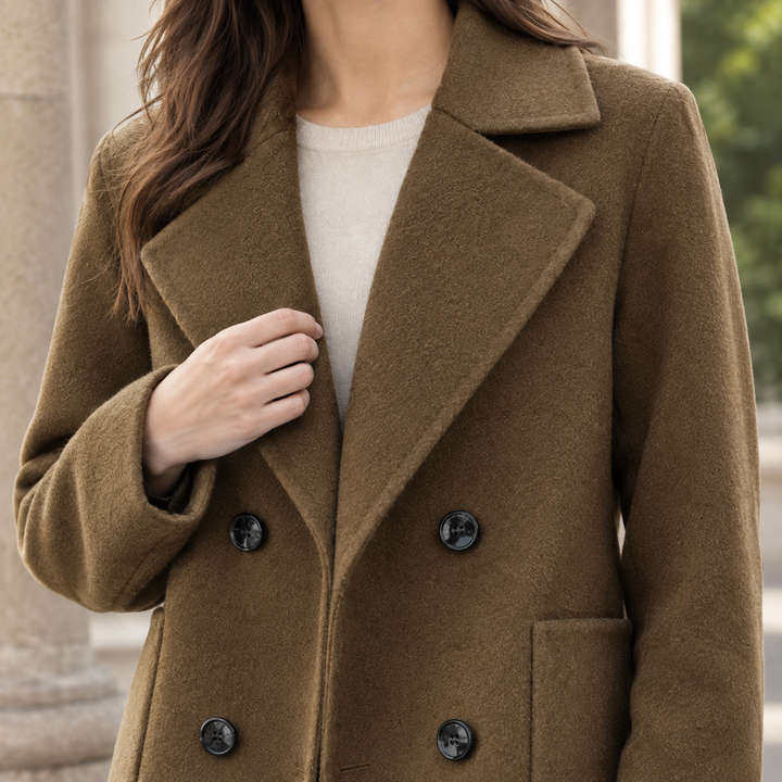 Penzance women's short pea jacket – alternate view