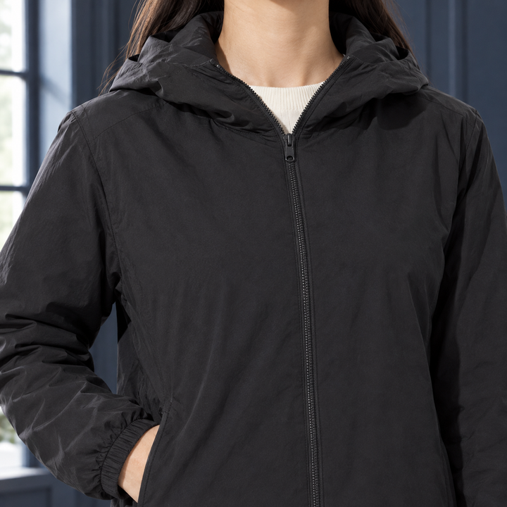 Matlock women's hooded down jacket – alternate view