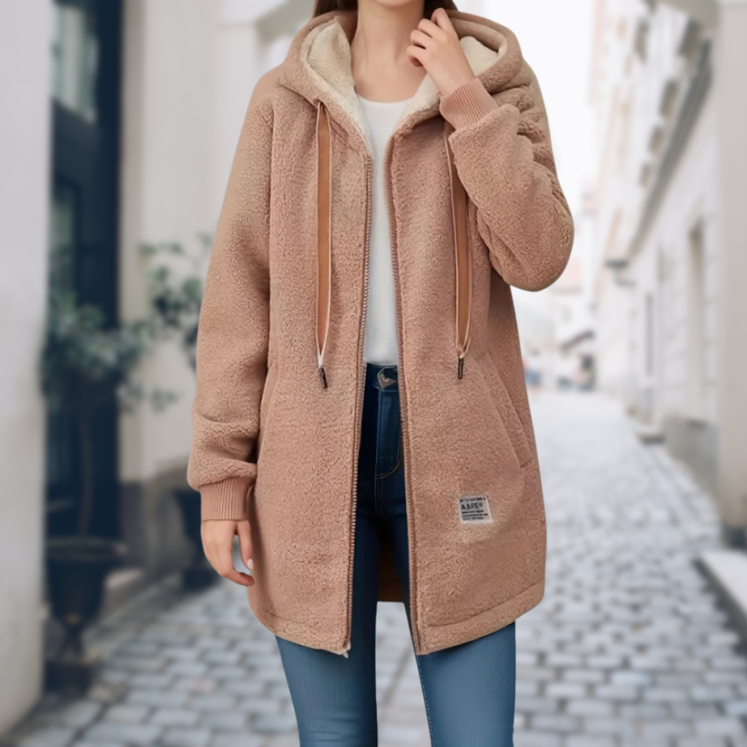 Glenda | Fleece Jacket With Hood