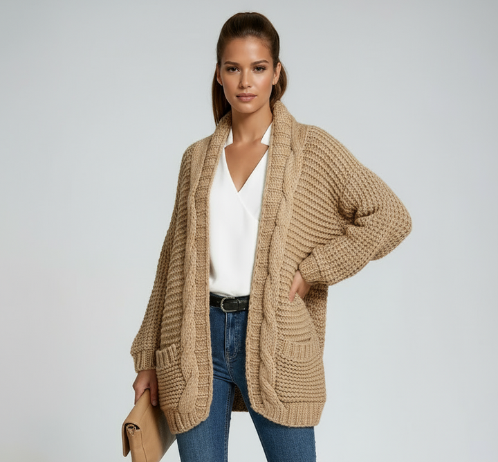 Amara | Knitted Long Sleeve Cardigan
