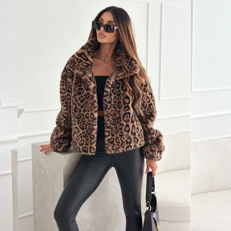 Leona - Luxury Leopard Coat