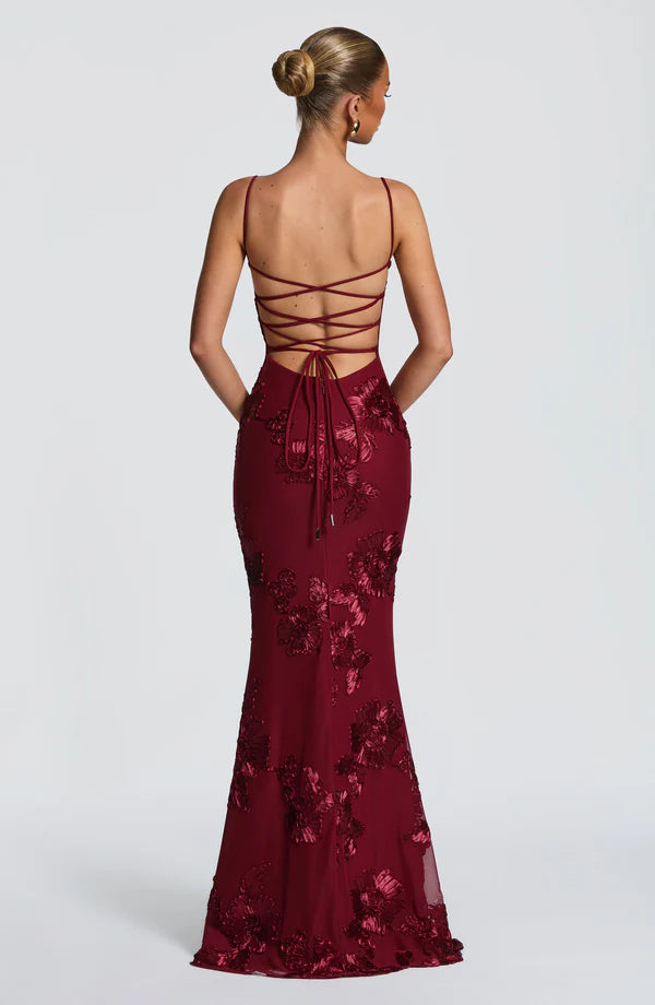Aveline - Floral Corset Gown